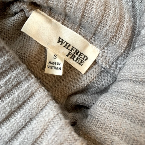 Wilfred Free Taupe High Neck Sweater Dress. Size S. - Picture 2 of 3